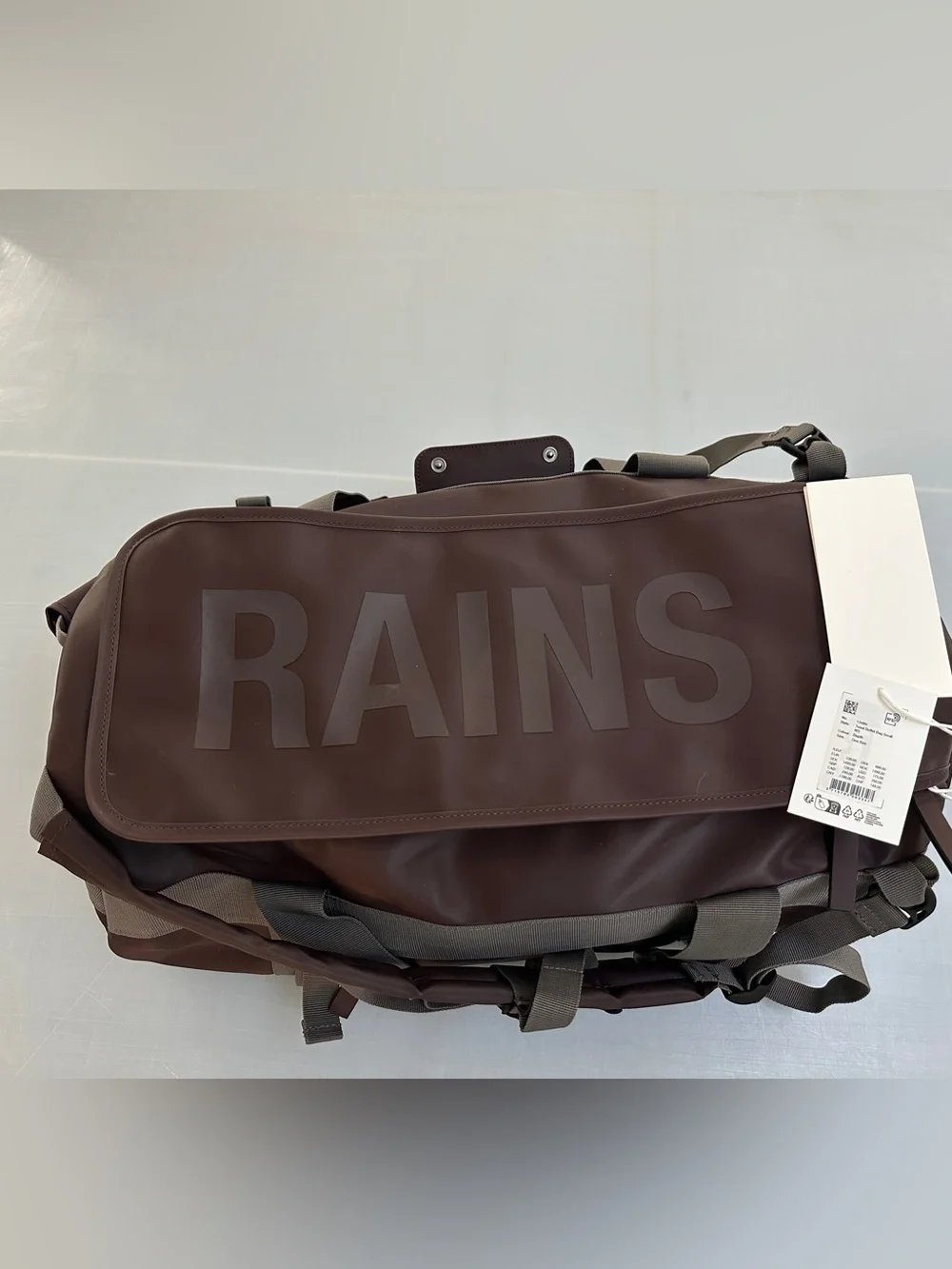 New Rains Texel Backpack Duffle Bag Dark Purple (Depth)